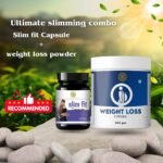 slim fit capsule+weight loss powder combo pack